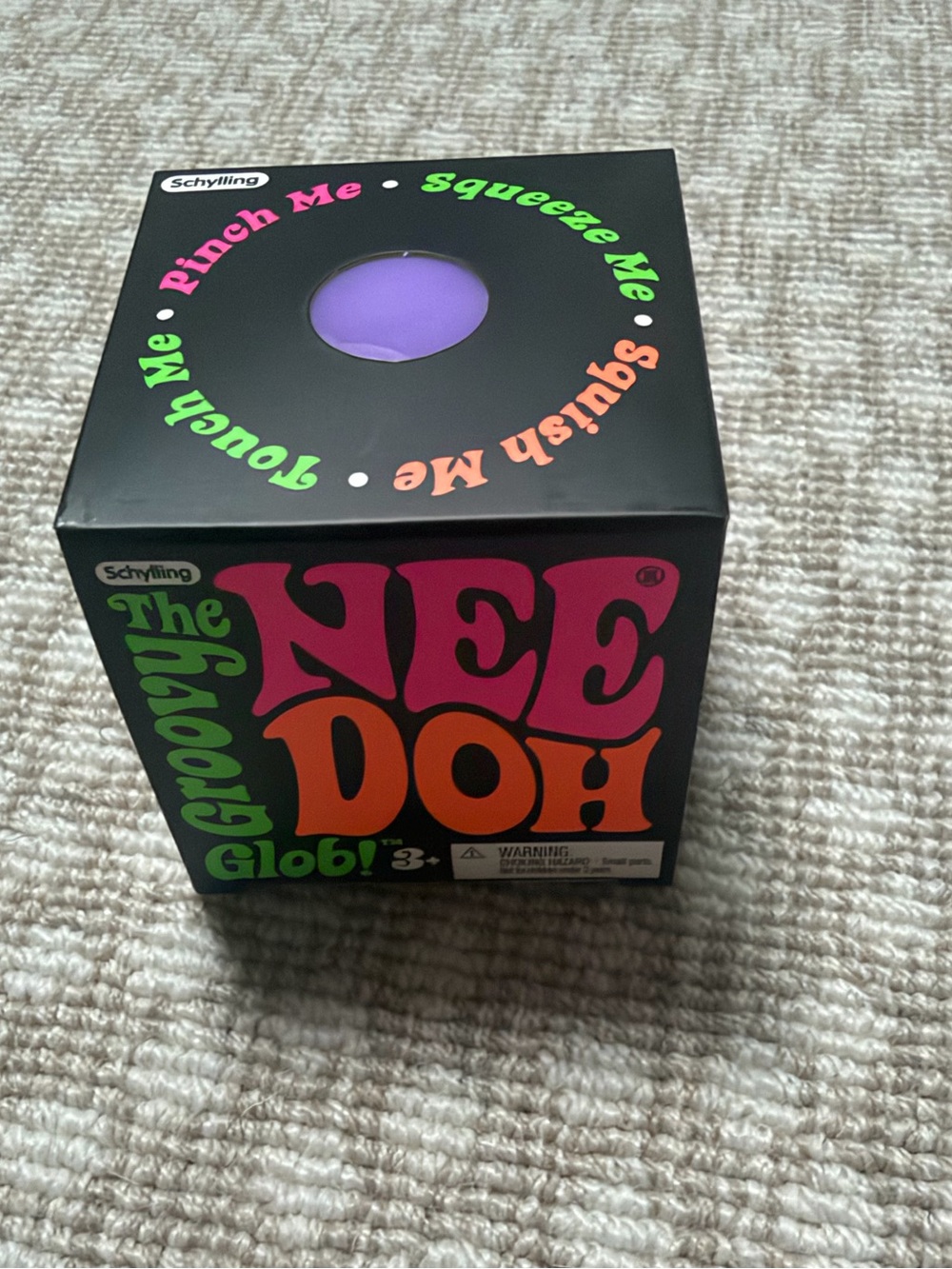 NeeDoh Groovy Glob Purple Fidget Sensory Toy – Schylling – New